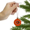 East Central University Primary Logo Mini Small Tiny Wood Christmas Tree Holiday Ornament - 2 of 4