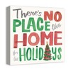 Creative Products There's No Place like Home for the Holidays Typography 16 x 16 Canvas Wall Art - 2 of 4