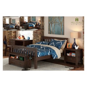 Full Highlands Harper Panel Bed Espresso - Hillsdale Furniture, Brown