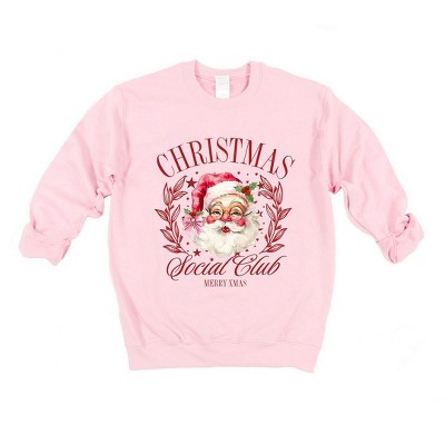Simply Sage Market Women's Graphic Sweatshirt Christmas Social Club Santa