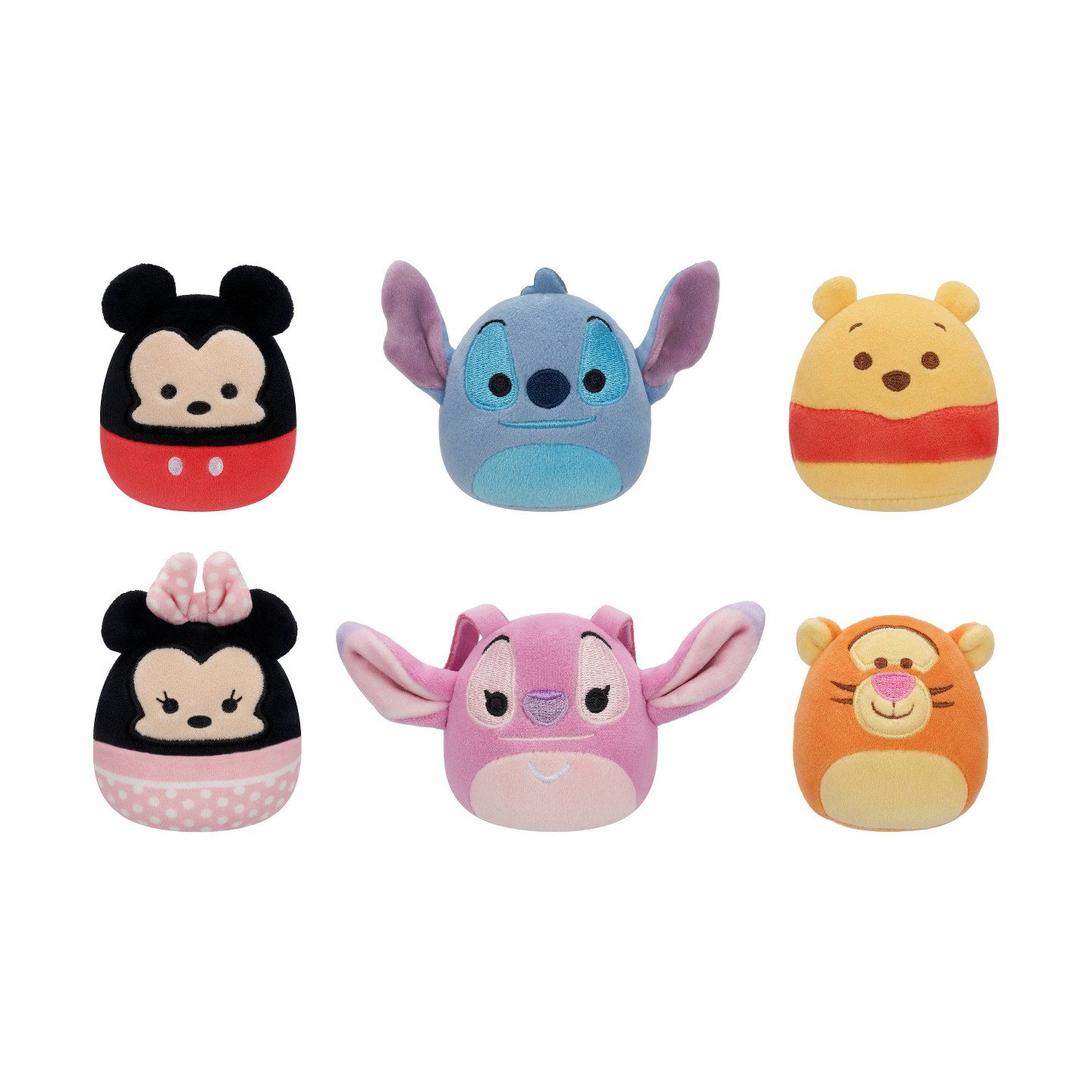 Детская мягкая игрушка Micromallows 3" Wave 2 Disney Mickey Minnie Pooh Tigger Stitch Angel Mini Plush Surprise Capsule — фото 1