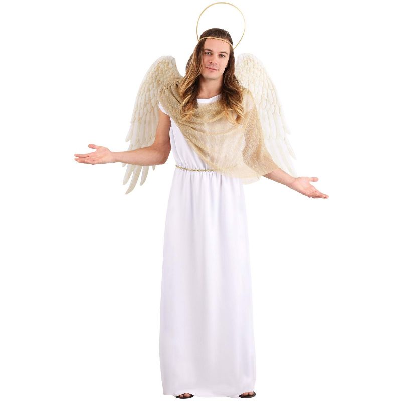 HalloweenCostumes.com Heavenly Mens Angel Costume, 1 of 9
