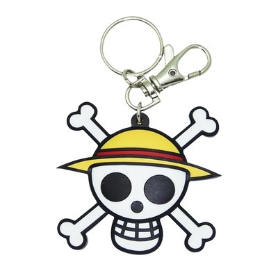 Great Eastern Entertainment Co. One Piece Straw Hat Pirates Skull Pvc ...