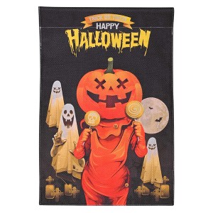 Yescom 1/2Pcs 12"x18" Halloween Garden Flag Full Moon Ghost Pumpkin Jack O Lantern Party Decor 2024 - 1 of 4