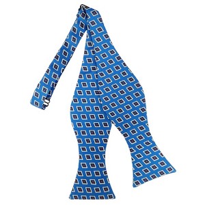Men's Geometric Printed Design 2.75" x 4.75" Adjustable 16" - 21" Self-Tie Bow Tie - 1 of 4