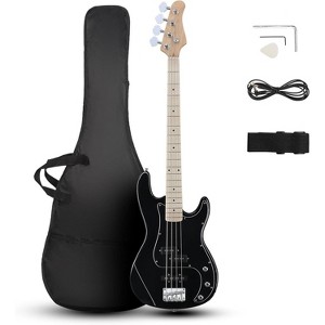 Karl Home 4 String Bass Guitar Bass Kit Full Size Guitar Starter Kit - 1 of 4