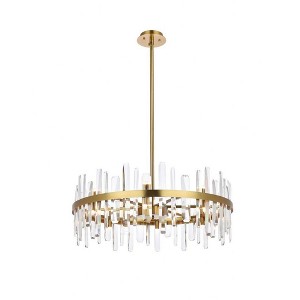 Elegant Lighting Serena 16 - Light Chandelier in  Satin Gold - 1 of 4