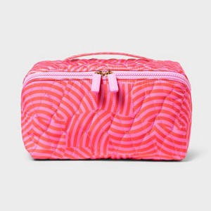 cloth makeup bags for travel with zippers on side Sonia Kashuk™ Diagonal-Zip Makeup Bag
