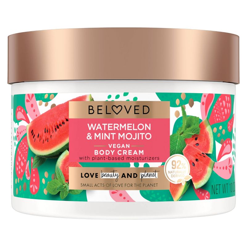 Beloved Watermelon &#38; Mint Mojito Vegan Body Cream - 10oz, 2 of 9