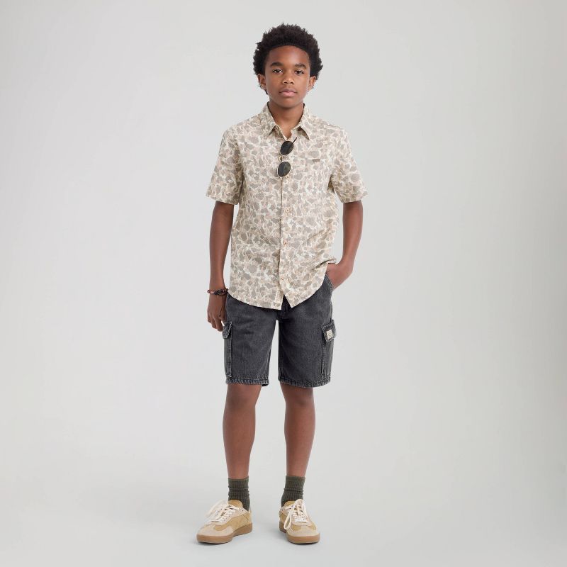 Levi's® Boys' Denim Cargo Shorts - Black 7