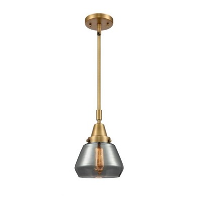 Fulton - 1 Light Stem Hung Mini Pendant In Industrial Style-10.13 Inches Tall and 7 Inches Wide