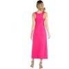 Maternity Scoop Neck Maxi Dress - 24seven Comfort Apparel™ - 3 of 4