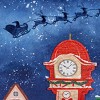 Evergreen Garden Flag Christmas Eve Linen Double Sided Indoor Outdoor Decor 18" x 12.5" - 3 of 3