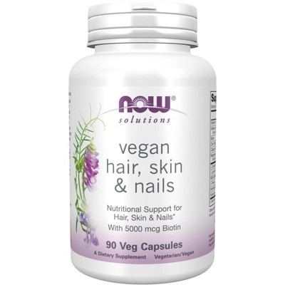 Solutions Vegan Hair,Skin& Nails by Now Foods  -  90 VegCap