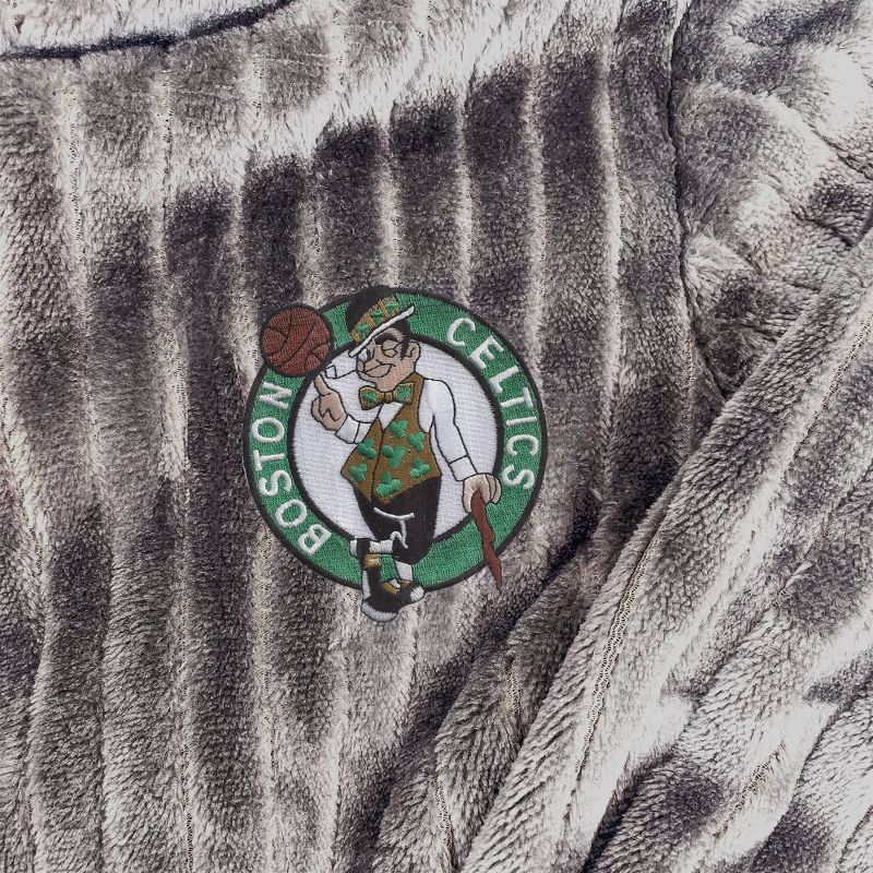 NBA Boston Celtics Ribbed Silk Touch Robe, 2 of 4