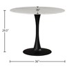 Meridian Furniture,Holly Matte Black Dining Table - 3 of 4