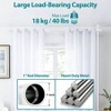 Room Divider No Drilling Curtain Rods Heavy Duty Floor to Ceiling Hanging Wall Divider Tension Partition Room Separator - 3 of 4