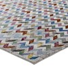 Modway Gemma Chevron Mosaic 5x8 Area Rug - Multicolored,  100% Polypropylene ,  Tight Low Pile Weave - 3 of 4