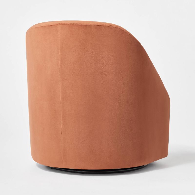 Slope Arm Swivel Chair Velvet - Threshold&#8482; designed with Studio McGee, 5 of 9