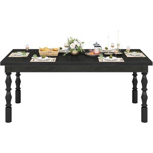 Tribesigns Wood Rectangular Dining Table for 4-6 People - 1 of 4