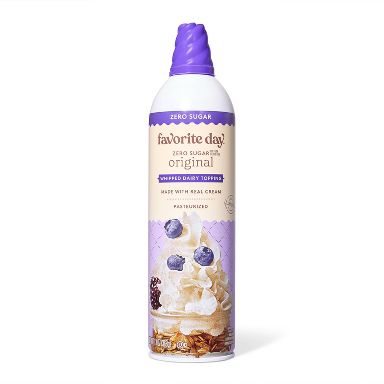 Zero Sugar Whipped Dairy Topping - 13oz - Favorite Day™