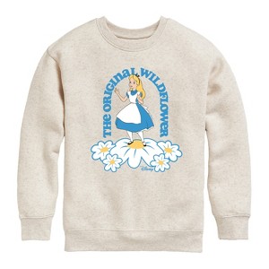 Boys' - Disney - Alice In Wonderland Graphic Long Sleeve Fleece Sweatshirt - 1 of 4