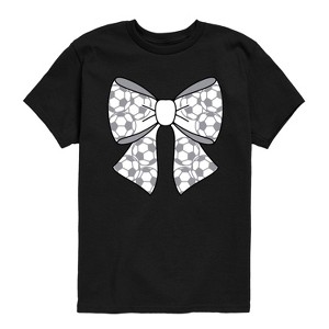 Boys' - Instant Message - Soccer Bow Short Sleeve Graphic T-Shirt - 1 of 4