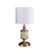 MAYEERTY 23inch Rose Gold Bohemian Glass Mosaic Modern Table Lamp for Living Room - 4 of 4