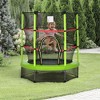 Okak 4.6/5/5.3 FT Toddler Trampolines, Mini Trampoline with Safety Enclosure and Steel Frame, Outdoor Trampolines for Garden, Patio - 2 of 4