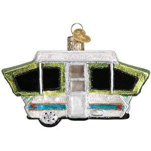 Old World Christmas Blown Glass Ornament for Christmas Tree, Tent Camper - 1 of 4
