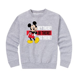 Boys' - Disney - Hey There Hi There Graphic Long Sleeve Fleece Sweatshirt - 1 of 4