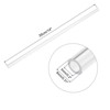 Unique Bargains Lamp Lantern Water Cooling System Acrylic Round Pipes Clear 2 Pcs 14" - 2 of 4