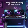 PexFix 55" x 24" Electric Standing Desk White Desktop Height Adjustable Computer Desk Stand up Home Office Desk with Splice Board - 4 of 4