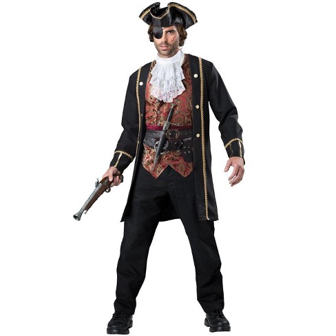 Charades Women's Pirate Captain Costume Medium