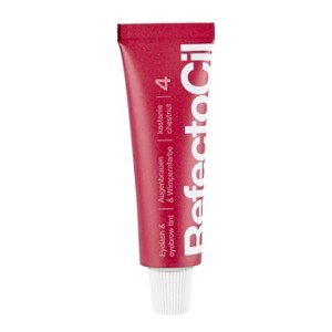 Refectocil Cream Hair Dye - Chestnut 4 - 15 ml - Warm Up Your Look: The Perfect Chestnut Shimmer for Lashes & Brows - 1 of 4