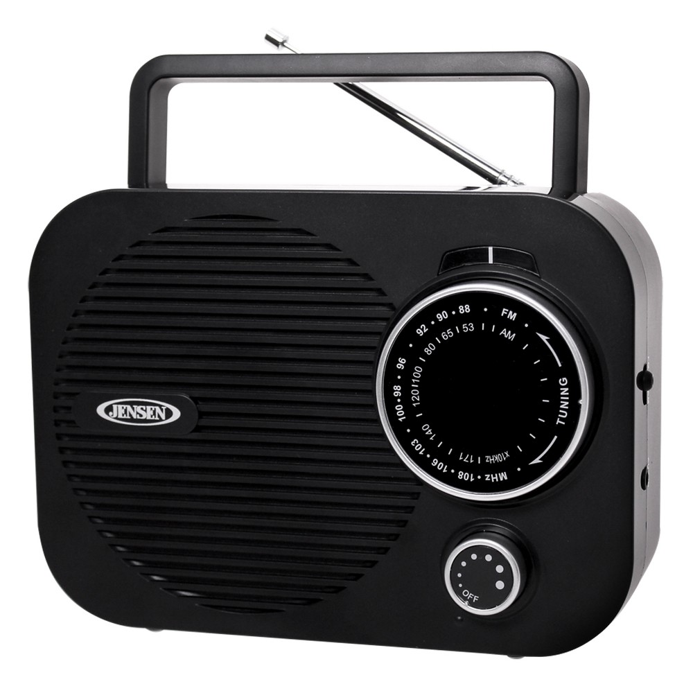 Photos - Radio / Table Clock Jensen AM/FM Portable Radio  (MR-550)