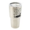 Drink Coffee Pet Cat 30 Oz. Stainless Steel Travel Tumbler with Clear Lid - 3 of 3
