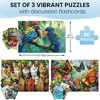 QUOKKA 60 Pieces Dementia Puzzles for Elderly - 3SET Large Piece Puzzles for Seniors - 9 Memory Flashcards with Facts - 2 of 4