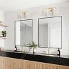 Modern 3-Light Gold Vanity Light, Frosted Glass Bathroom Wall Fixture for Mirror, Powder Room, Dressing - 4 of 4
