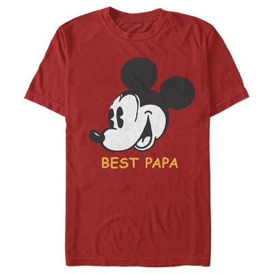 Men's Mickey & Friends Mickey Mouse Best Papa Vintage T-Shirt