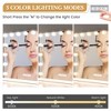 Vanity Mirror with Lights, Large Makeup Mirror, 3 Color Lighting Modes Tabletop, Fashion Bathroom Mirror for Dressing Room,Bedroom, Plug in - 4 of 4