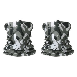 Unique Bargains Breathable Elastic Cycling Fishing Sport Neck Gaiter Face Masks 2 Pcs - 1 of 4