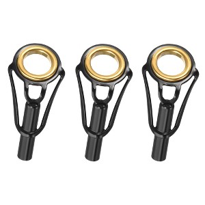 Unique Bargains Stainless Steel Ring Guide Fishing Rod Tip Repair Kits 3 Pcs - 1 of 4