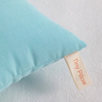 Compact White Microfiber Down Alternative Travel Pillows, 2-Pack