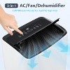 12,000 BTU Portable Air Conditioner for 550 Sq Ft 3-In-1 AC Unit with Cooling/Dehumidifier/Fan Modes - 3 of 4