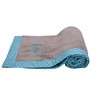 Bacati - Love Aztec Black/Turq Grey Hello Embroidered Blanket - 4 of 4