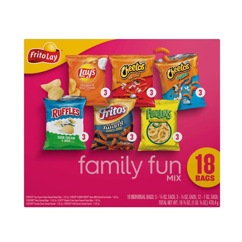 Frito-Lay Variety Pack Family Fun Mix - 18ct, 3 of 9