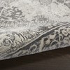 Nourison Grand Expressions Distressed Tiles Indoor Area Rug Grey/Ivory 2'2" x 7'6" - 3 of 4