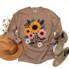 Simply Sage Market Sunflower Garden Garment Dyed Long Sleeve - 3 of 4