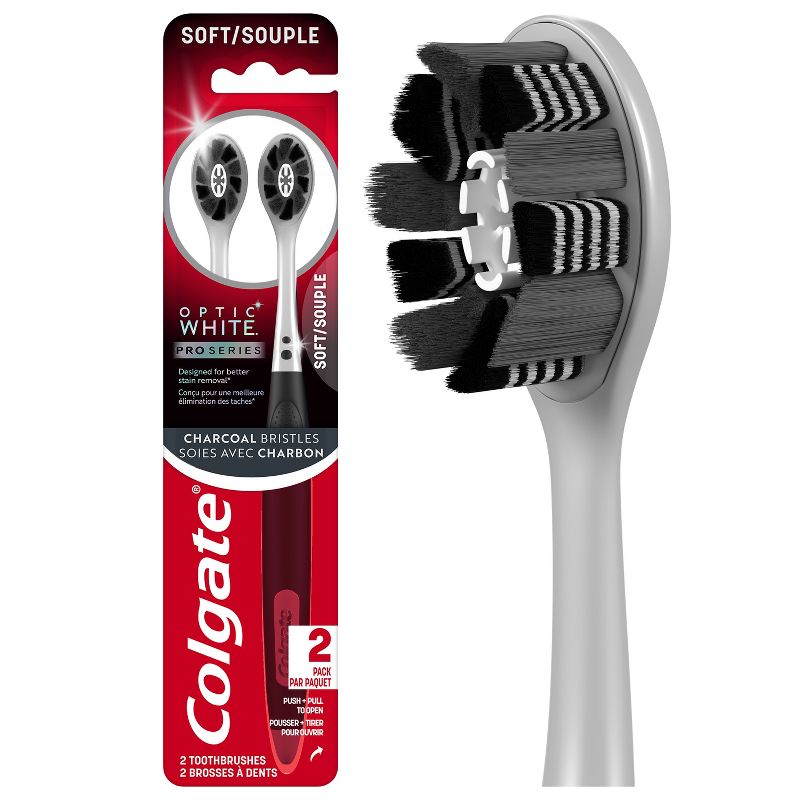 Colgate Optic White Pro Toothbrush - 2ct, 1 of 10